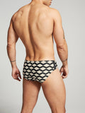 The Atmos Swimbrief by BDXY in burgundy