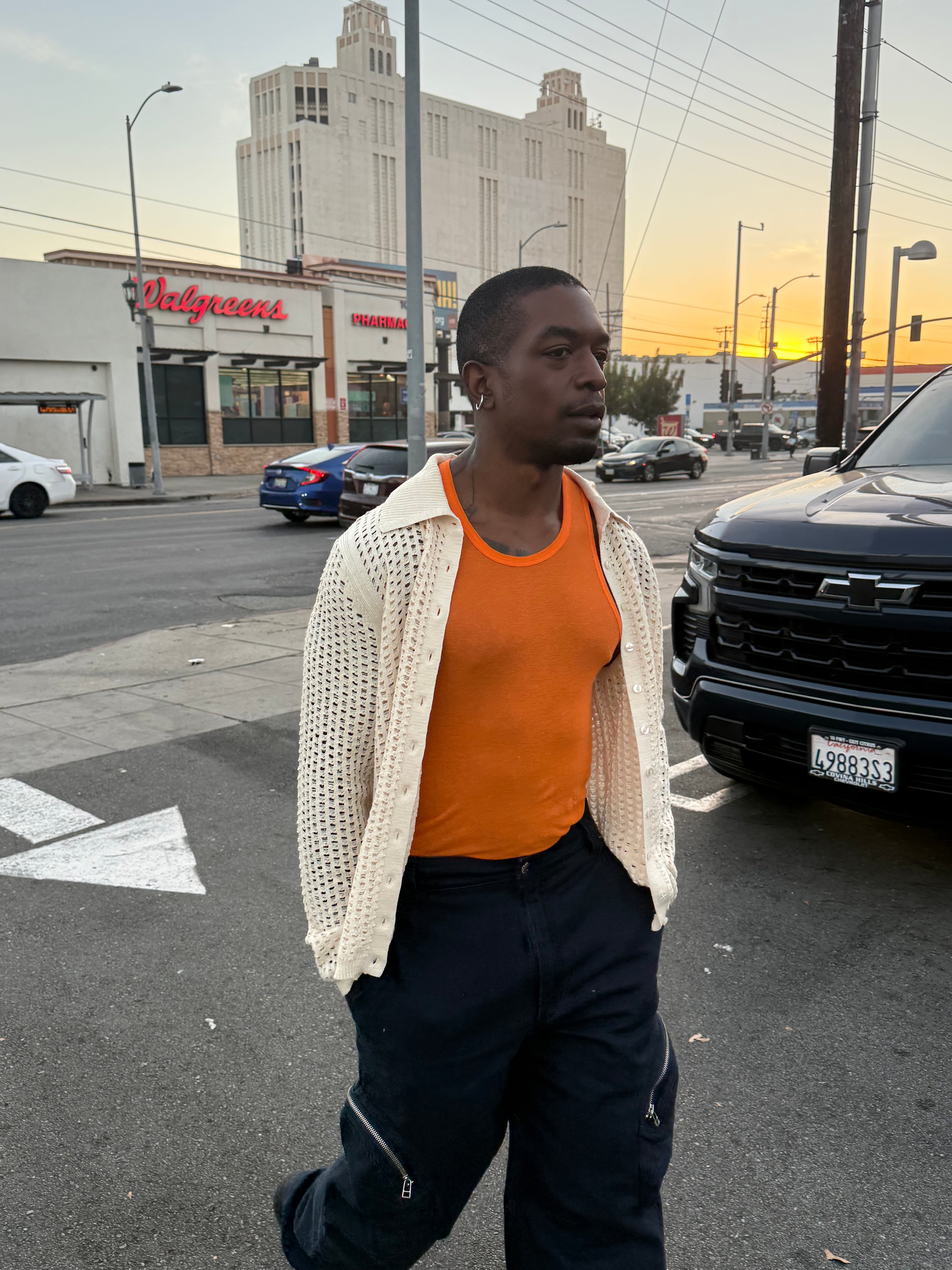 Eckhaus Latta BREEZE BUTTONDOWN Off-White