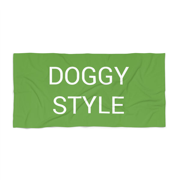 Doggy Style Beach Towel by CULTUREEDIT