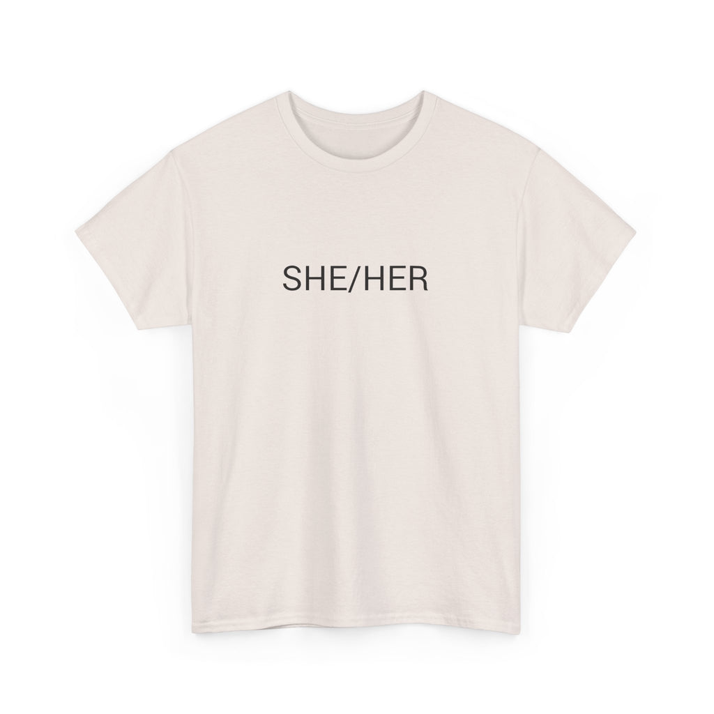 SHE/HER TEE BY CULTUREEDIT AVAILABLE IN 13 COLORS