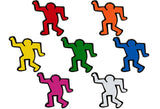 Keith Haring - Dancing Man Pin: White