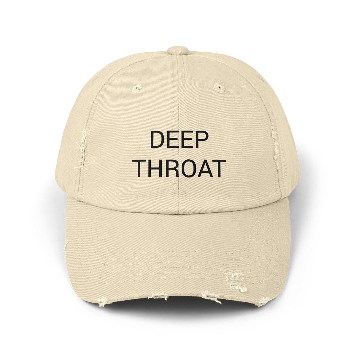 DEEP THROAT Distressed Cap in 6 colors