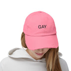 GAY Distressed Cap in 6 colors
