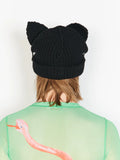 LOVERBOY BY CHARLES JEFFREY CHUNKY EARS BEANIE BLACK