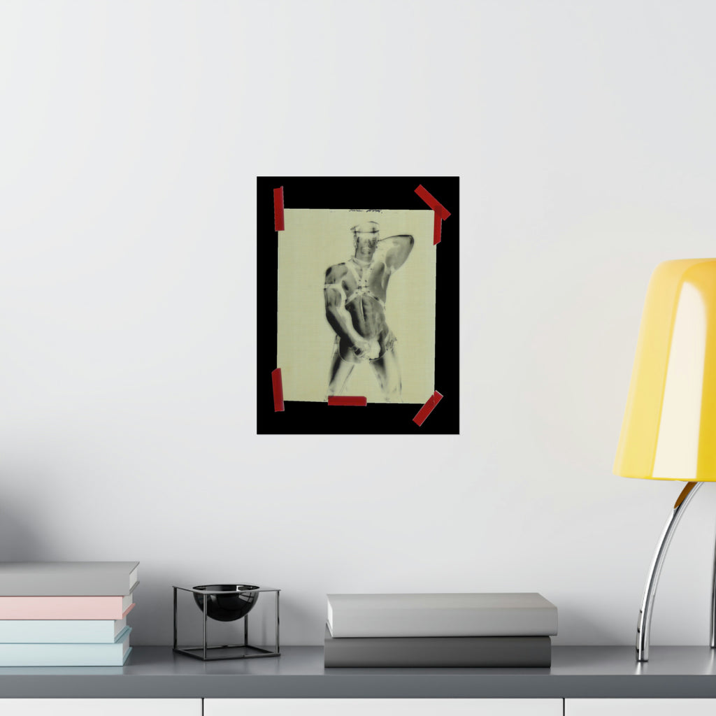 90S VINTAGE GAY PORN TRANSPARENCY Matte Vertical Poster #2