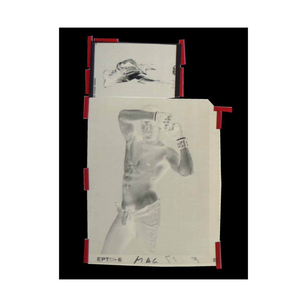 90S VINTAGE GAY PORN TRANSPARENCY Matte Vertical Poster #5