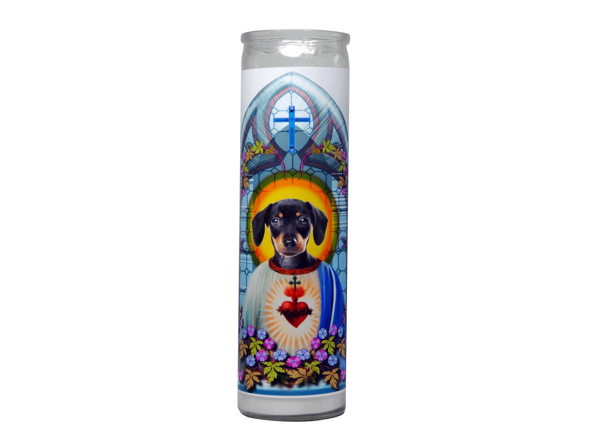 Dachshund Prayer Candle