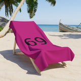 69 Beach Towel by CULTUREEDIT