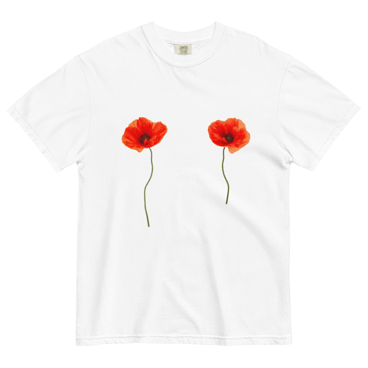 Poppy Flower Tits Shirt