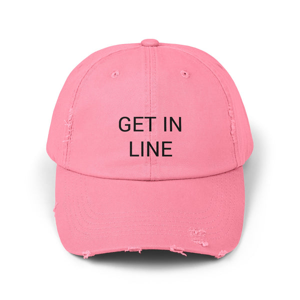 GET IN LINE Distressed Cap in 6 colors