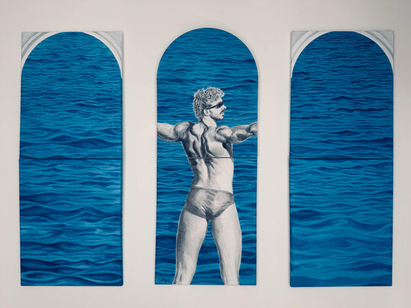Khen Brezel, Middleman (Triptych), 2026
