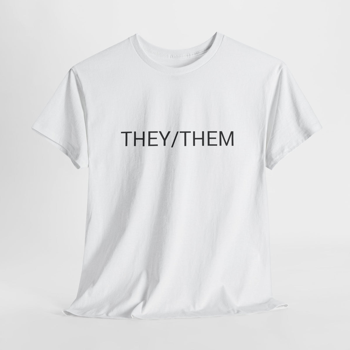 THEY/THEM TEE BY CULTUREEDIT AVAILABLE IN 13 COLORS