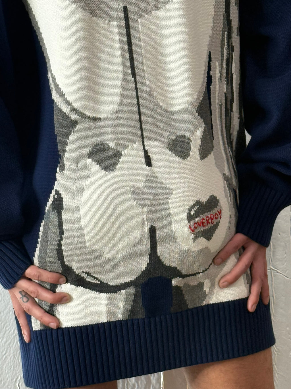 LOVERBOY BY CHARLES JEFFREY SEXY BUST SWEATER