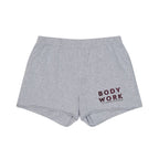 GYMNASIUM THE BODY WORK JERSEY SHORT LIGHT HEATHER GREY