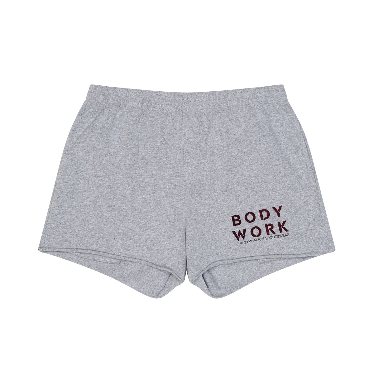 GYMNASIUM THE BODY WORK JERSEY SHORT LIGHT HEATHER GREY