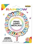 Dicky Charms Multi Flavored Penis Shaped Candy In A Super Stretch Necklace