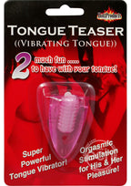 Tongue Teaser Silicone Oral Vibrator Magenta