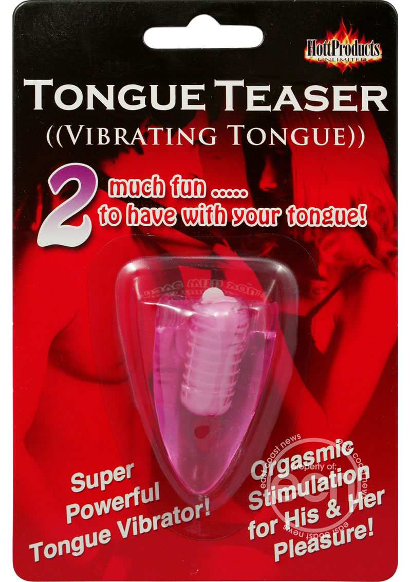 Tongue Teaser Silicone Oral Vibrator Magenta