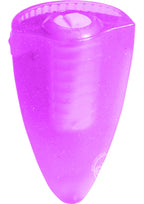 Tongue Teaser Silicone Oral Vibrator Purple