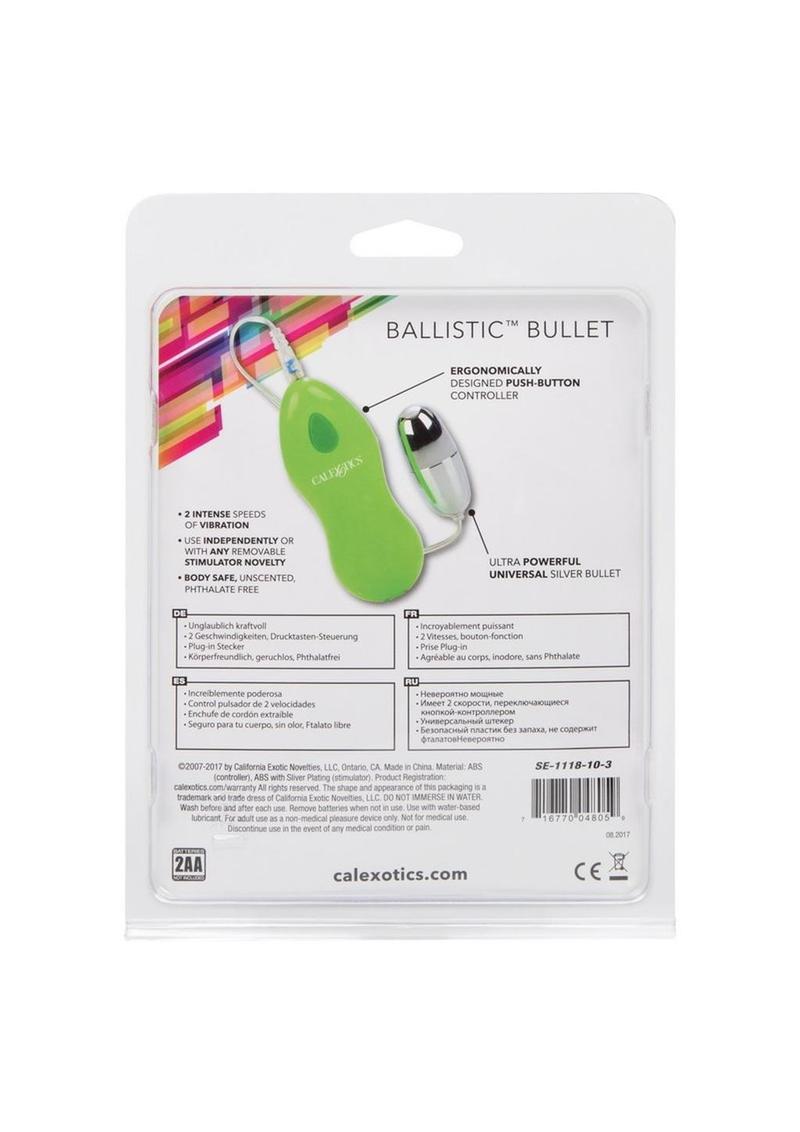 Ballistic Bullet Universal with Wired Remote Control - Green