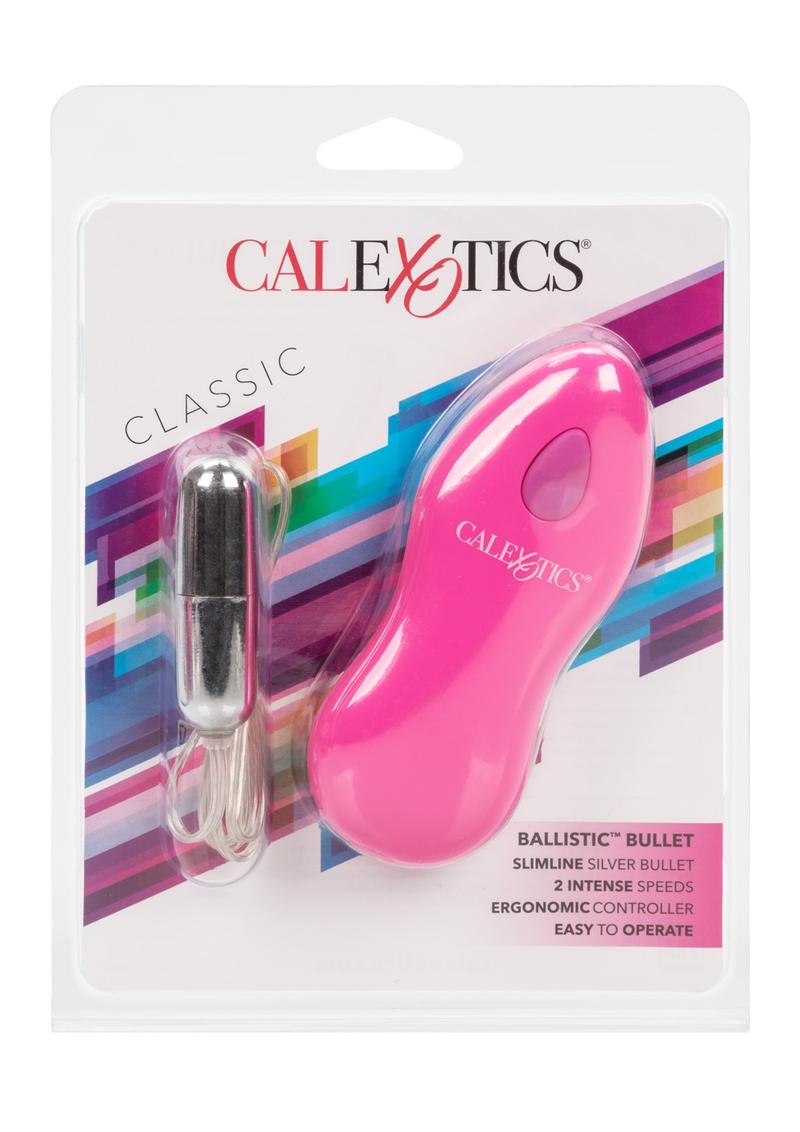 Ballistic Slimline Bullet with Wired Remote Control - Pink