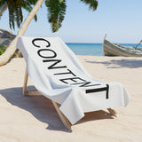 Content Beach Towel by CULTUREEDIT