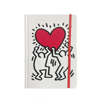 Keith Haring Pop Shop Heart Hardcover Journal