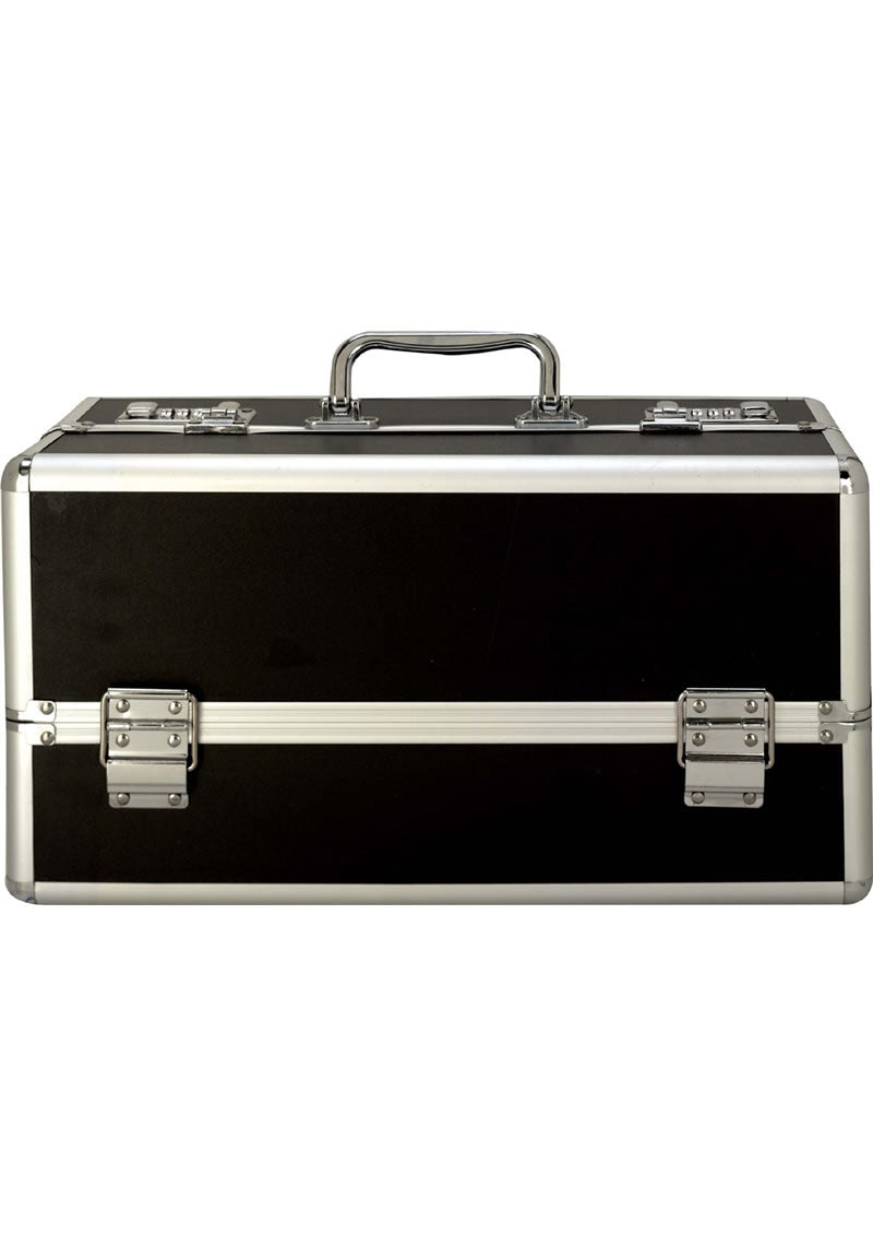 Lockable Vibrator Case - Large - Black