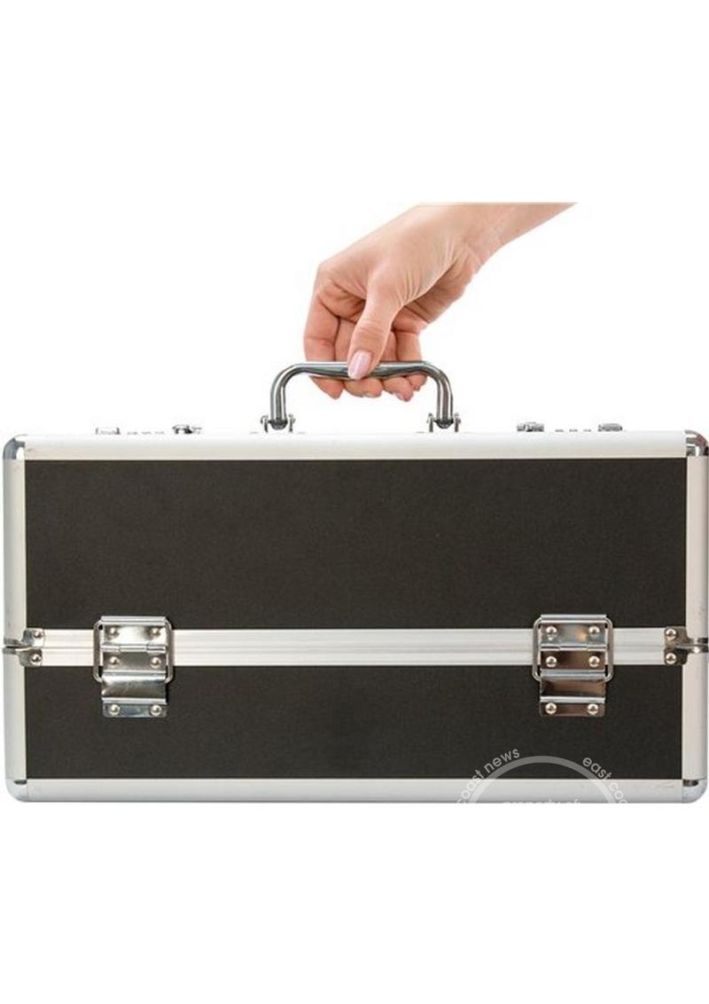 Lockable Vibrator Case - Large - Black