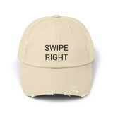 SWIPE RIGHT Distressed Cap in 6 colors