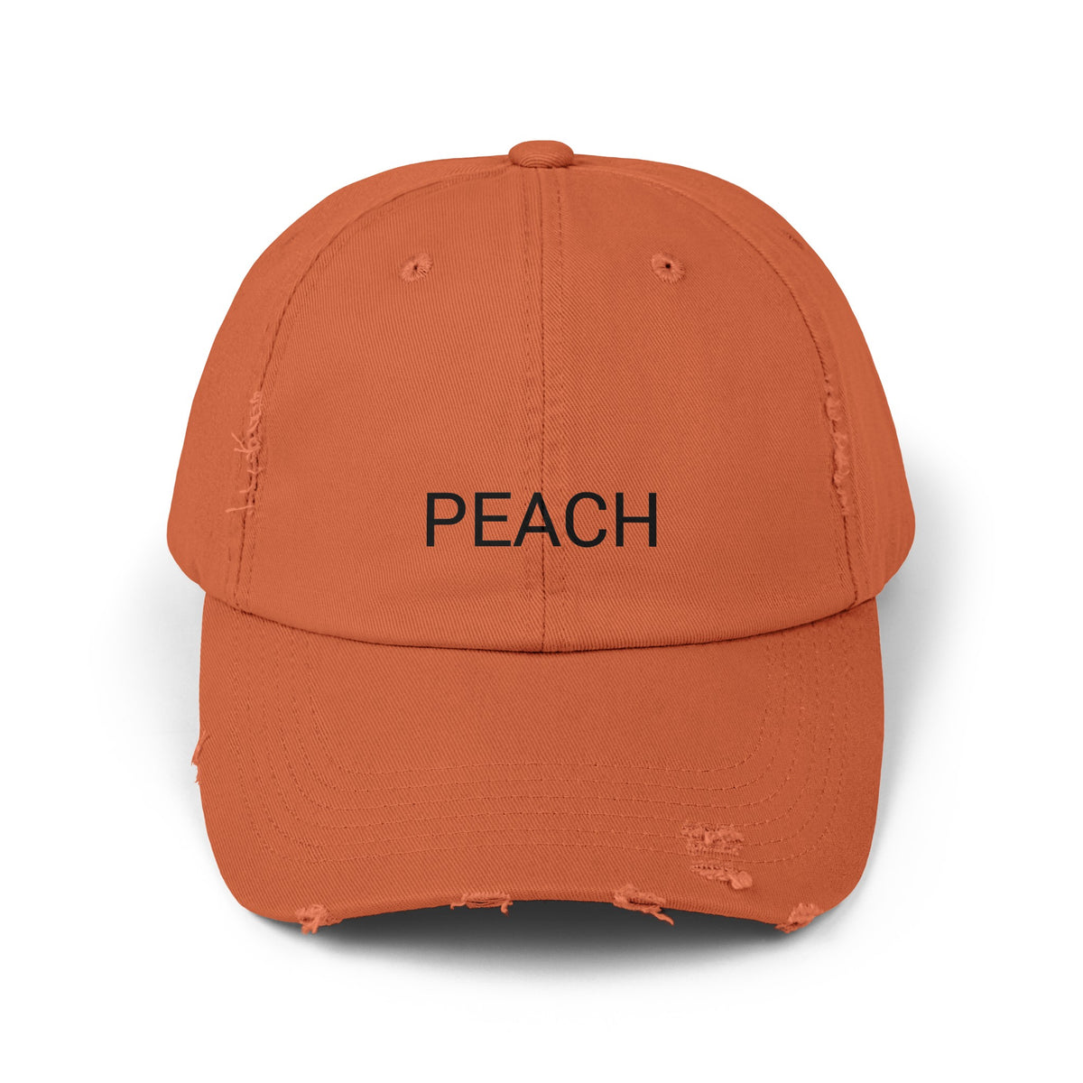 PEACH Distressed Cap in 6 colors