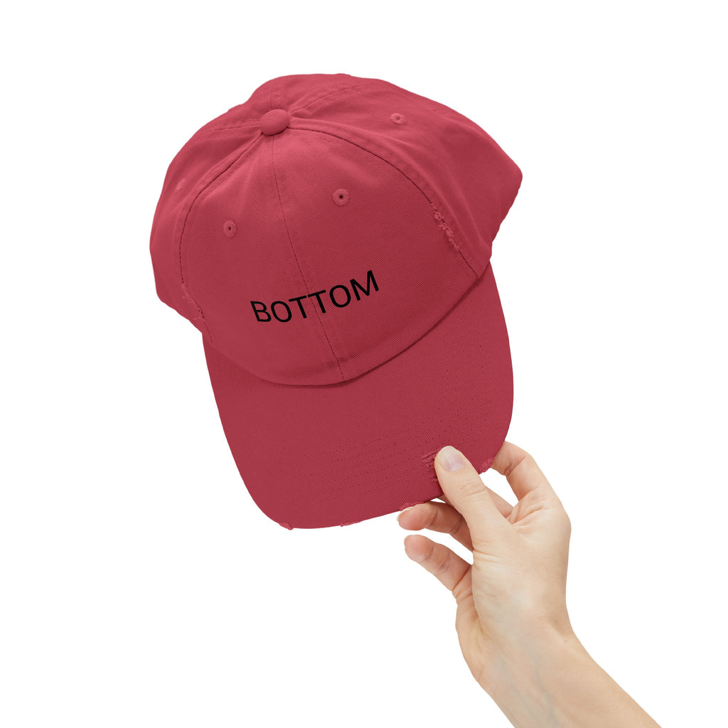 BOTTOM Distressed Cap in 6 colors