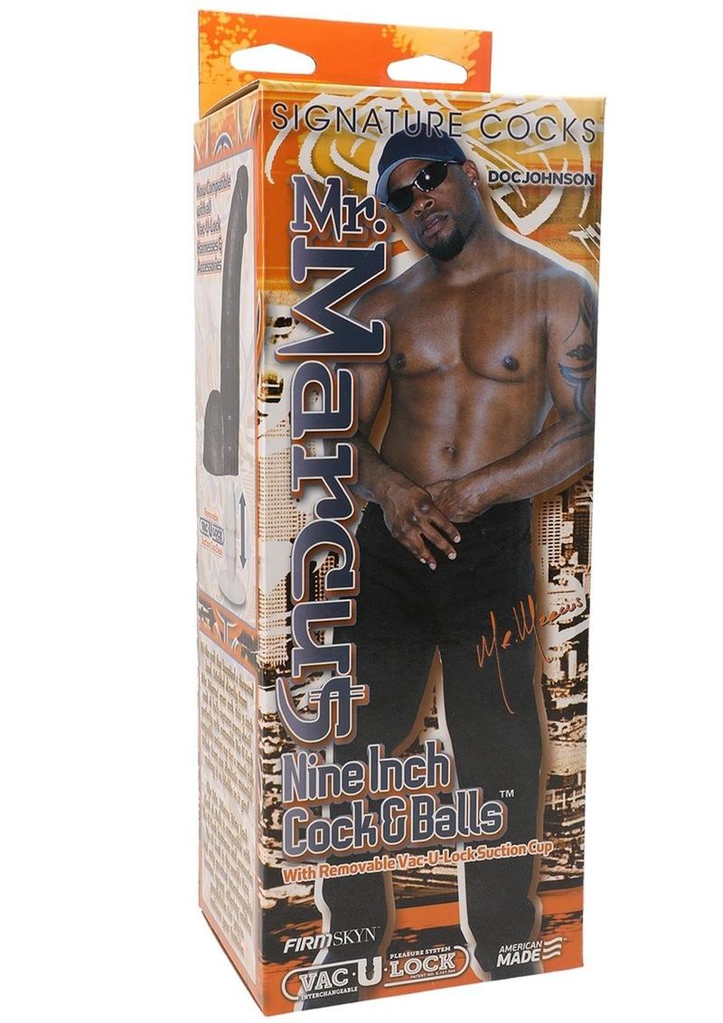 Mr. Marcus R5 Cock & Balls 9in - Chocolate