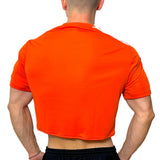 Adidas Sport Orange Short Sleeve Crop Top BY SNEAKERMASK