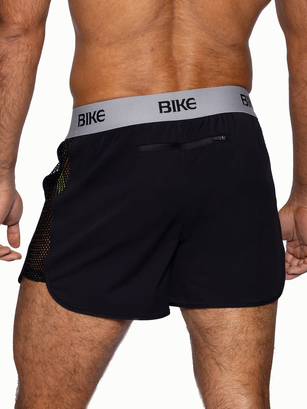 BIKE Peek-A-Boo Jock Short - Black