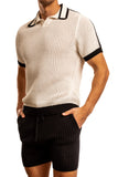 Matteo Crochet Knit Pull Over Shirt by Jack Adams - Two Colors