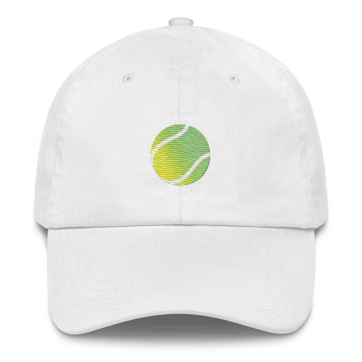 Tennis Ball Gradient Embroidered Dad Hat