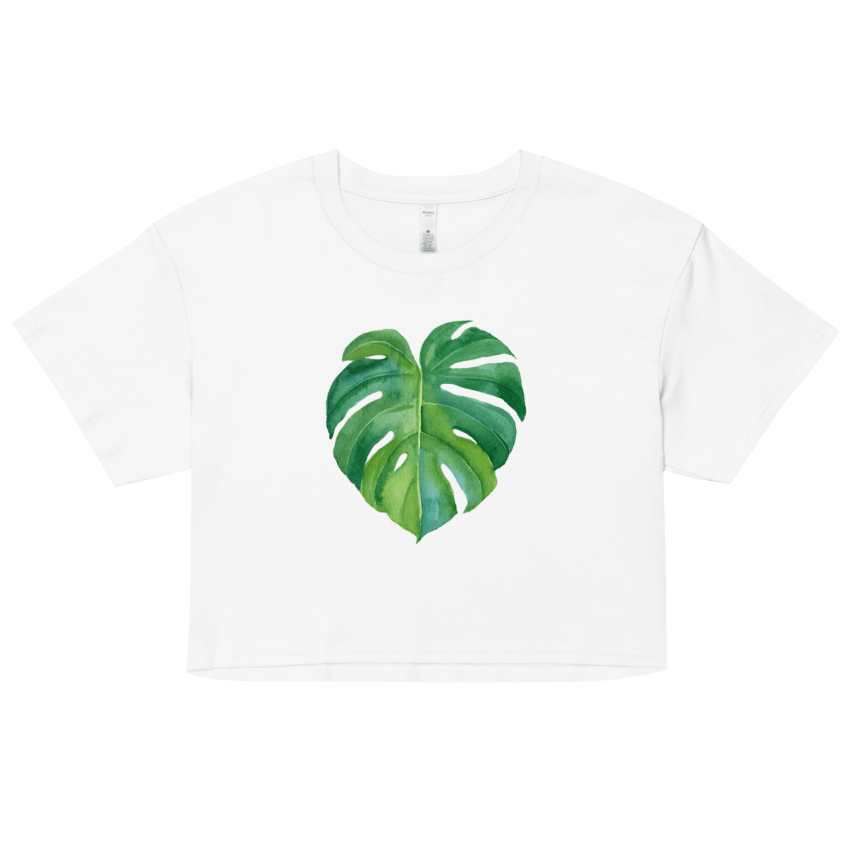 Leafy Monstera Crop Top