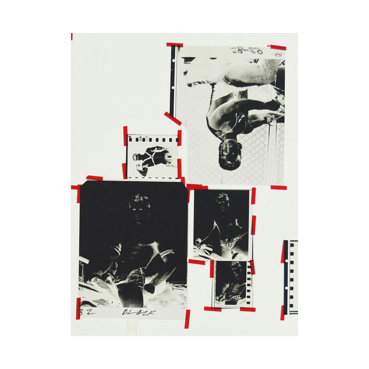 90S VINTAGE GAY PORN TRANSPARENCY Matte Vertical Poster