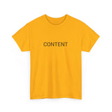 CONTENT TEE BY CULTUREEDIT AVAILABLE IN 13 COLORS