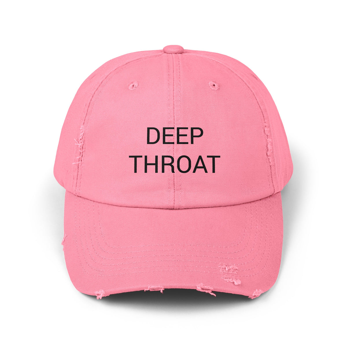 DEEP THROAT Distressed Cap in 6 colors