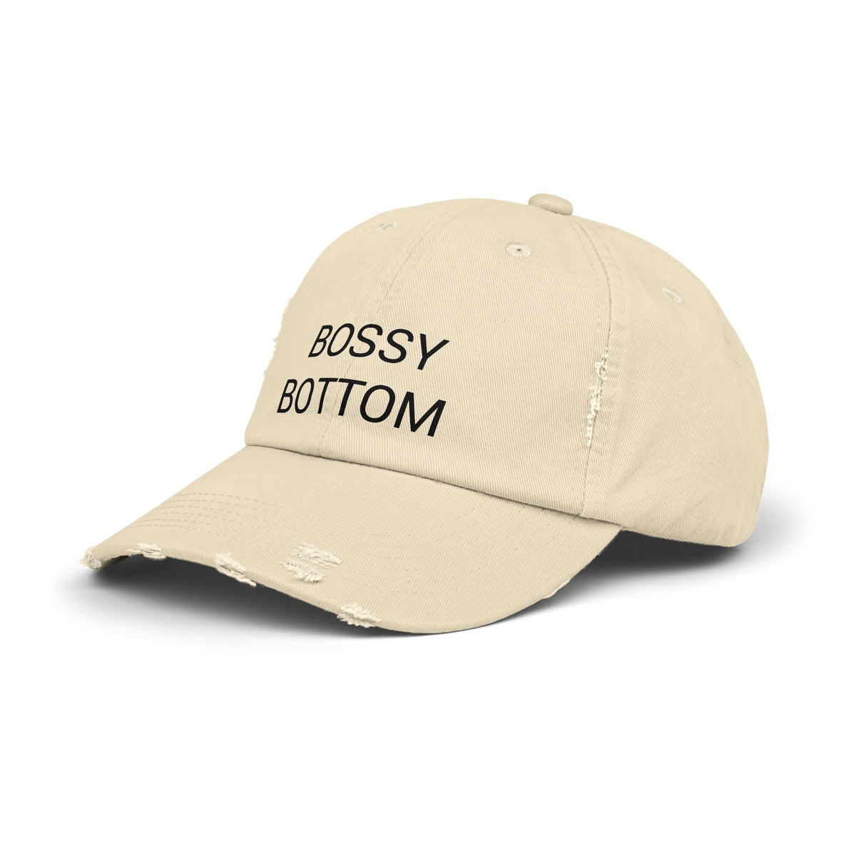 BOSSY BOTTOM Distressed Cap in 6 colors