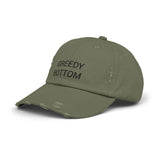 GREEDY BOTTOM Distressed Cap in 6 colors