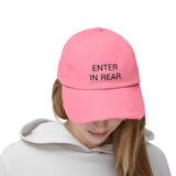 ENTER IN REAR Distressed Cap in 6 colors