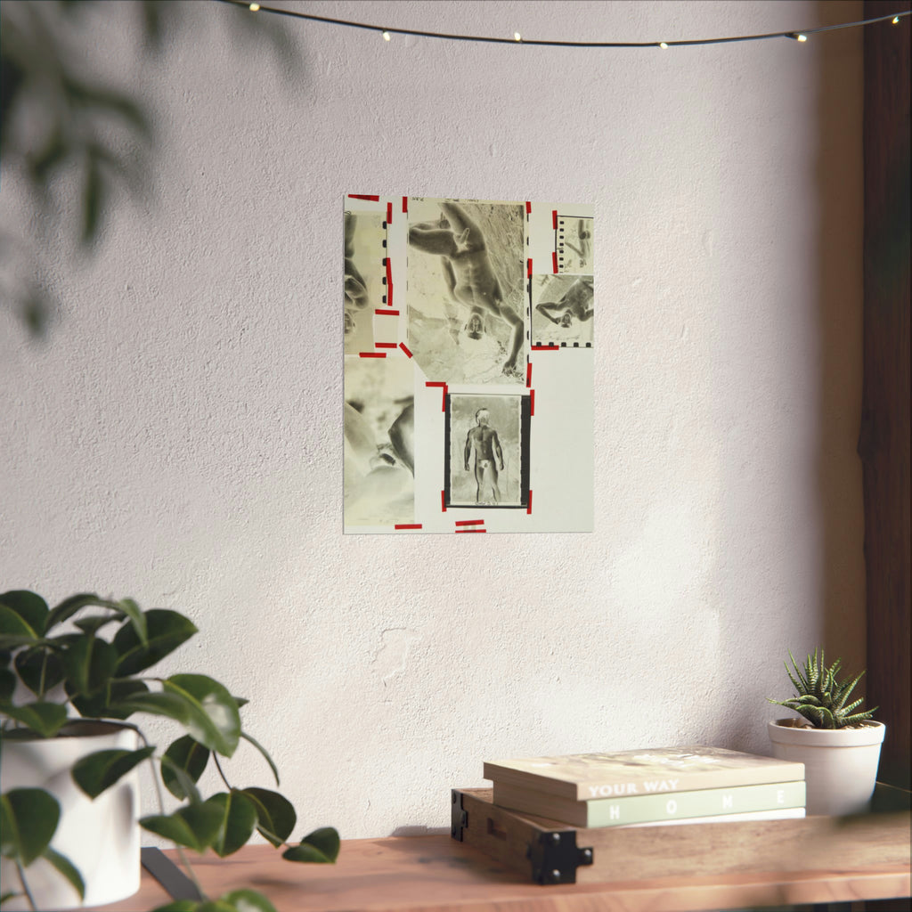 90S VINTAGE GAY PORN TRANSPARENCY Matte Vertical Poster #25