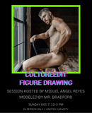 CULTUREEDIT FIGURE DRAWING DEC 7, 12-3 PM