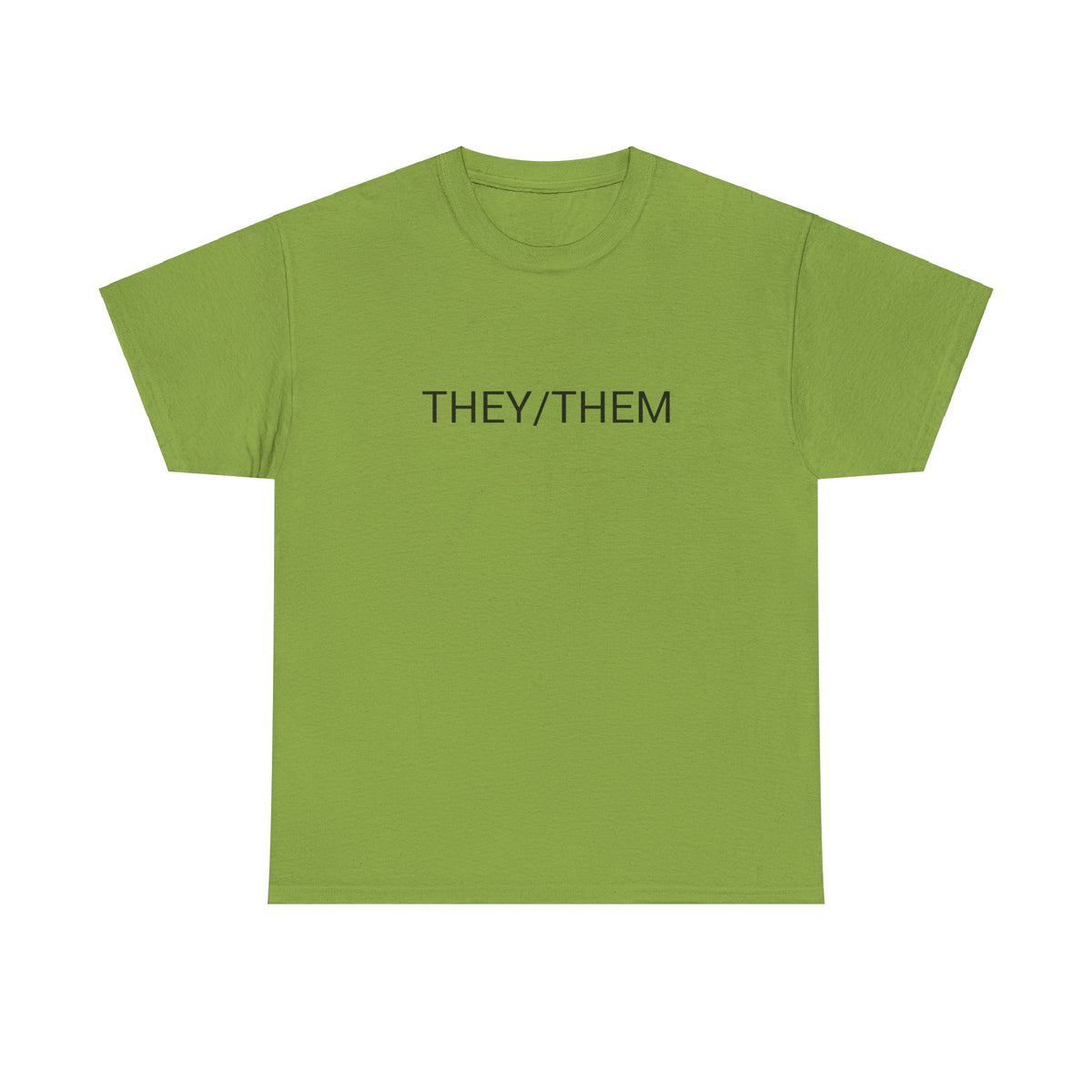 THEY/THEM TEE BY CULTUREEDIT AVAILABLE IN 13 COLORS