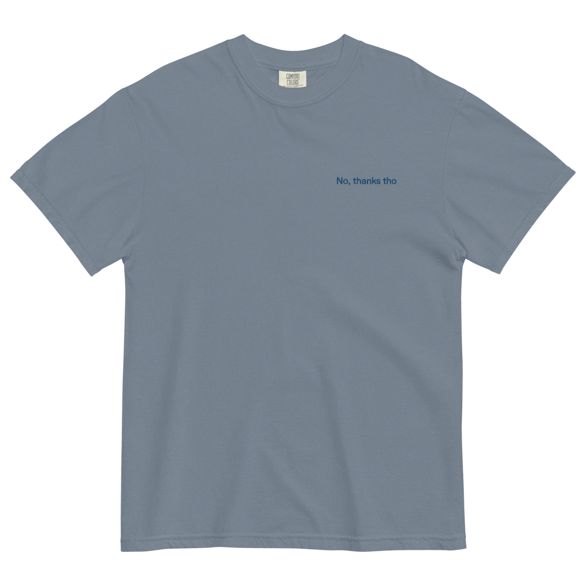 No, Thanks Tho Embroidered Shirt
