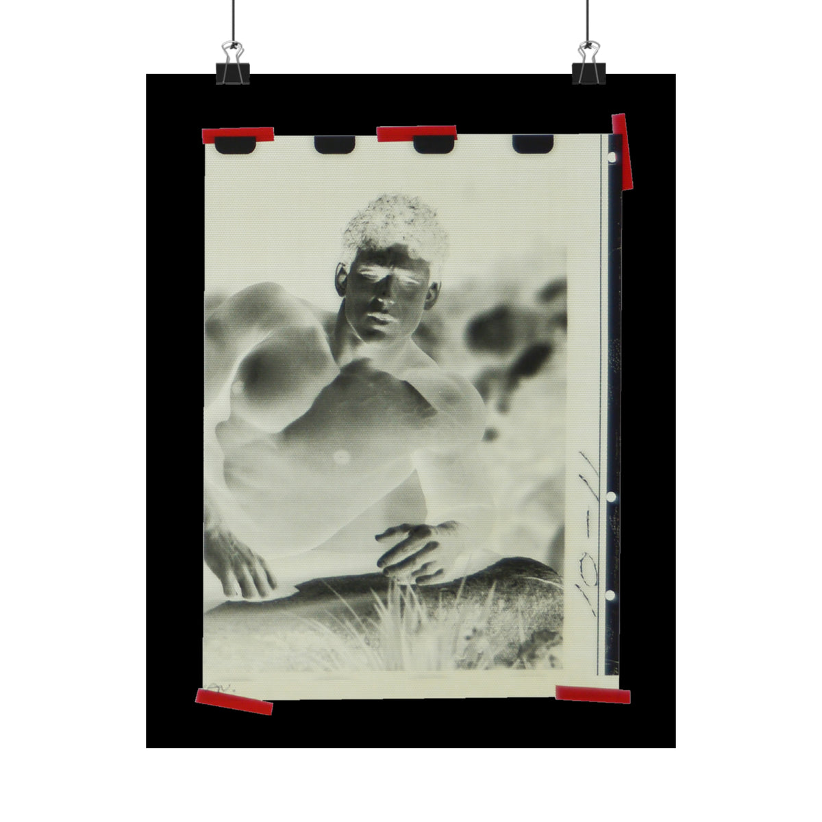 90S VINTAGE GAY PORN TRANSPARENCY Matte Vertical Poster #19