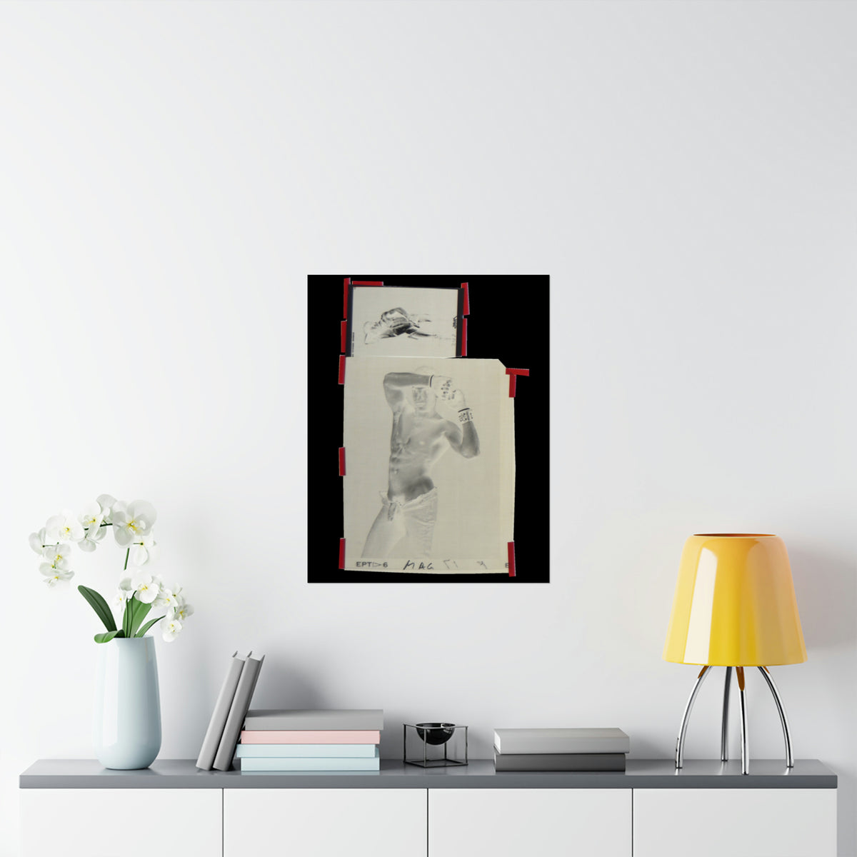 90S VINTAGE GAY PORN TRANSPARENCY Matte Vertical Poster #5